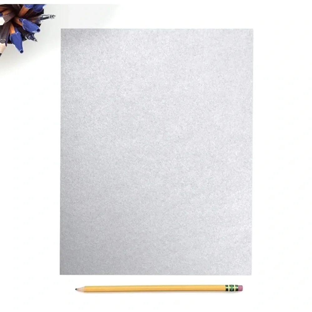 LUXPaper Silver Metallic Cardstock Paper 80 lb. 70 Pages